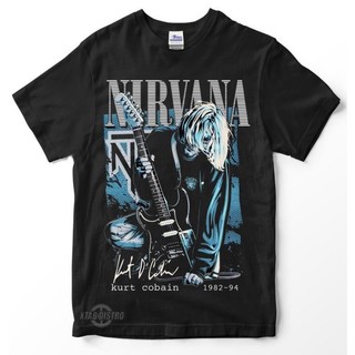 Áo thun kurt cobain NIRVANA 1982-94 Áo thun cao cấp kurt cobain grunge rock Áo thun ban nhạc nevermind mùi như tuổi teen trong tử cung