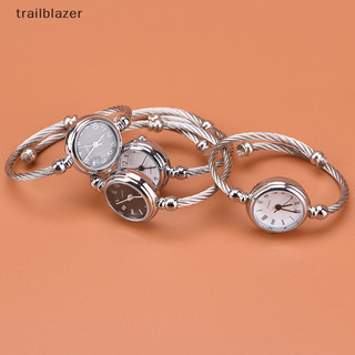 Trailblazer 1 chiếc vòng tay bạc đồng hồ nữ thời trang vòng tay thạch anh đồng hồ học sinh đồng hồ mới