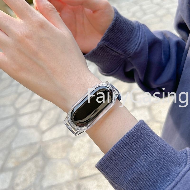 Không có đầu nối Dây đeo đồng hồ 12mm cho Xiaomi Mi Band 10 9 8 7 6 5 4 3 Dây đeo cổ tay silicon Dây đeo MiBand 3 4 5 6 Phụ kiện