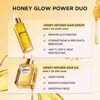 Gisou Mini Honey Hair Care 20ml Travel Set Suitable for All Hair Types