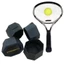 JUNYUE88US Nắp cuối vợt tennis, Vỏ giảm xóc vợt chống sốc, Phụ kiện quần vợt bằng nhựa 360 độ Tay cầm vợt năng lượng tennis