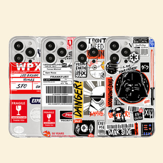 Ốp lưng mềm trong suốt Star Wars & DHL cho IPhone 16 15 14 13 12 11 Pro ProMax XS XR XSmax Mini 7 8 + Plus SE 2020 Vỏ silicon DCT