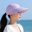 Mũ đuôi ngựa rỗng ESSENCEH, Mũ chống nắng mùa hè dành cho nữ có thể tháo rời chống tia cực tím, vành rộng có thể gập lại Mũ đi biển
