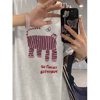 Hiixiivi [Thương hiệu mới 100% Cotton] Áo thun ngắn tay độc đáo Unisex dành cho nữ Tee Baggy Nam Nữ Baggy Cổ tròn in hình dáng rộng