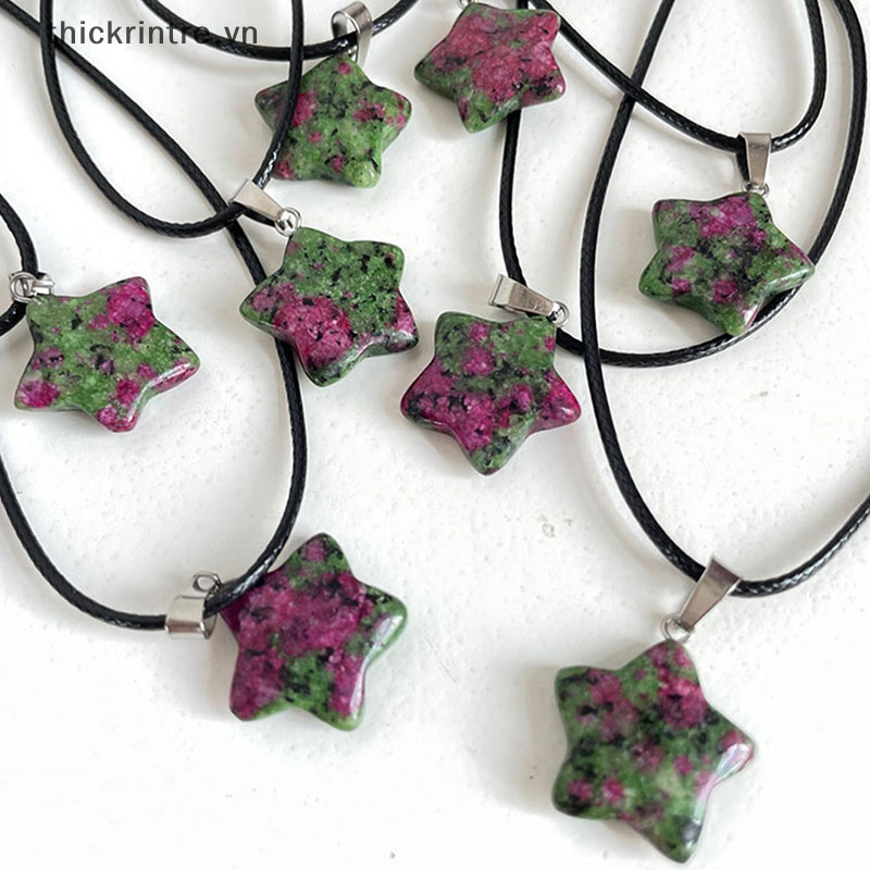 Thi Hợp Thời Trang Đá Pha Lê Ngôi Sao Mặt Dây Chuyền Vòng Cổ Sáng Tạo Phù Hợp Với Pentagram Xương Đòn Dây Xích Dành Cho Nữ Dự Tiệc Trang Sức Quà Tặng VN