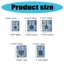 Treeling 5 Chiếc Khuôn Epoxy Độc Đáo Chai Tin Nhắn Khuôn Silicon Thủ Công Đồ Dùng Tuyệt Vời Cho Gia Đình Thủ Công Activiti