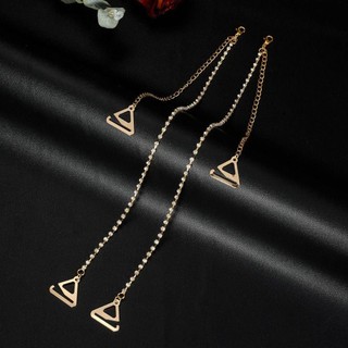 HAPPYNOOK Dây đeo áo ngực đính đá, Dây đeo vai đồ lót có thể điều chỉnh chống trượt, Trang trí thời trang Gợi cảm -t Vai có thể tháo rời Dây đeo áo ngực thay thế