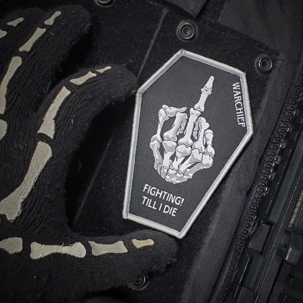 Patch_velcro tactical Fighting! Till I Die_Warchief