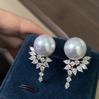 S925 Bạc Ngọc Trai Zircon Bông Tai Trang Sức Thời Trang Đơn Giản Quà Tặng Nữ