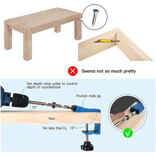 Bộ Định Vị Lỗ Khoan Nghiêng 78 Món - Dụng Cụ Chế Biến Gỗ Hợp Kim Nhôm Chính Xác và Bền Bỉ