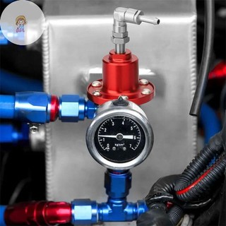 Twe Bộ Điều Chỉnh Áp Suất Nhiên Liệu Có Thể Điều Chỉnh Phụ Kiện Xe Tái Trang Bị Nhiên Liệu Siêu Tăng Áp Nhôm Đa Năng Với Bộ Đo VN