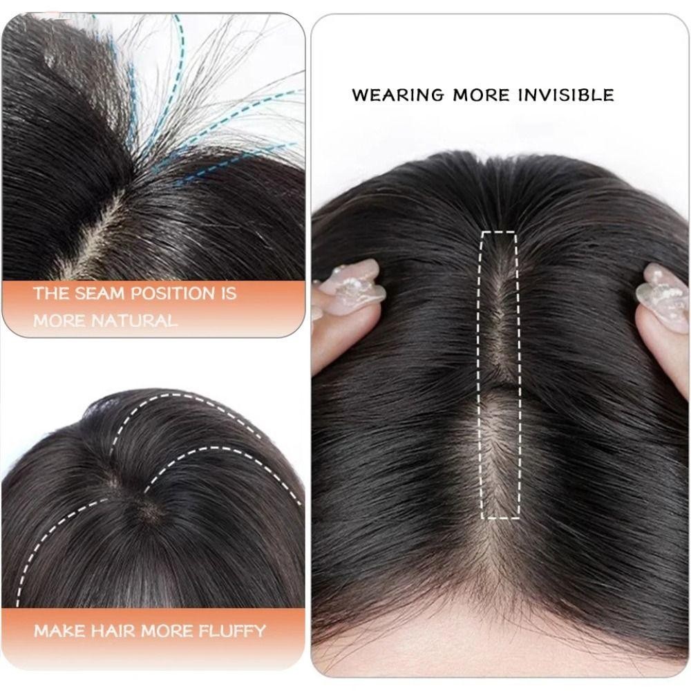 VVDZA Giả Nổ, Vô Hình Tổng Hợp Tự Nhiên Nổ, Kẹp Giữa Phần Viền Tóc Nữ