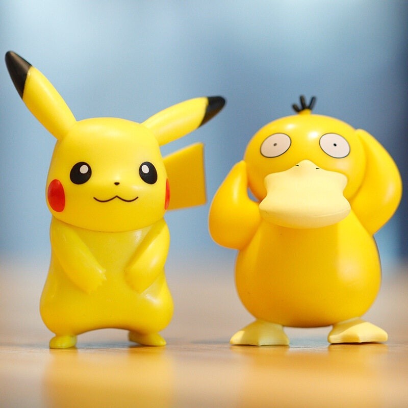 6 Chiếc Pokemon Series Nhân Vật Hành Động Pikachu Charmander Squirtle Jigglypuff Búp Bê Trang Trí Đồ Chơi Trẻ Em