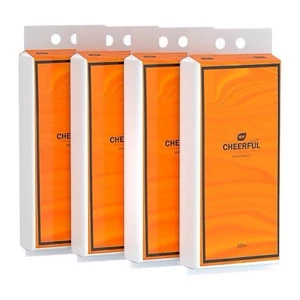 THÙNG 4 BỊCH Khăn Giấy Rút Treo Tường Tiện Lợi 1280 Tờ CHEERFUL Nội Địa Trung Cao Cấp, aladanh-net-vn