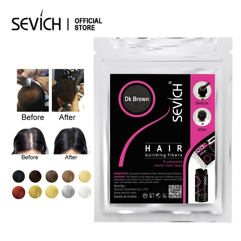 Chất xơ tóc 100g Keratin Spray Powder Kem che khuyết điểm rụng tóc