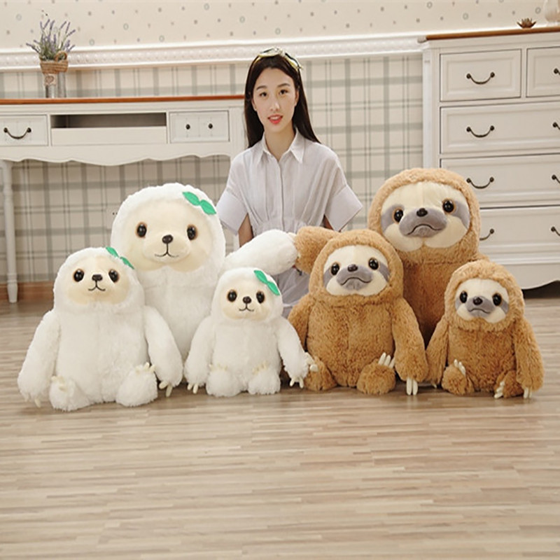 Thú nhồi bông hình con lười 70cm mềm mại quà cho bé trang trí phòng ngủ tùy chọn màu sắc