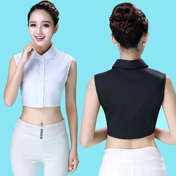 cổ giả áo sơ mi cổ giả sơ mi cổ giả áo sơ mi cổ giả sơ mi cổ giả áo sơ mi cổ giả sơ mi cổ giả áo sơ mi cổ giả sơ mi Phong Cách Mới 2020 Không Tay Phiên Bản Slim-fit Đáy Áo Sơ Mi Phù Hợp Với Cổ Giả Top