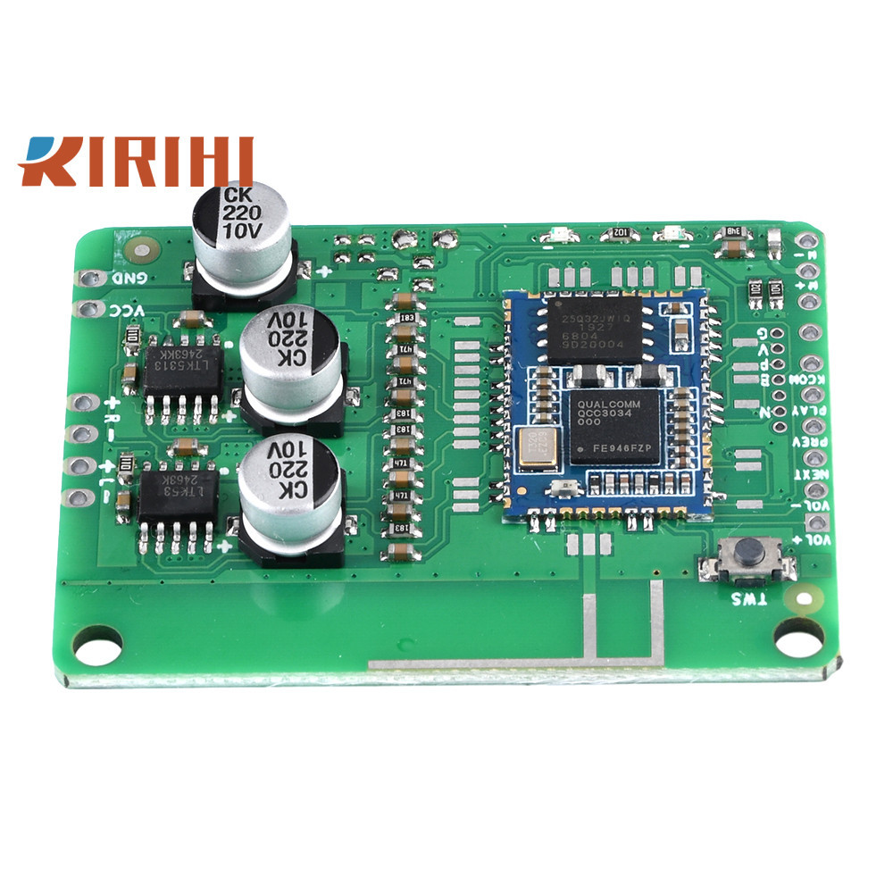 RIRIHI Bảng khuếch đại QCC3034 EQ Bluetooth 5.1 Qualcomm Hỗ trợ không ...