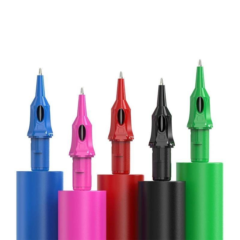 20 Chiếc Hình Xăm Bút Bi Hộp Mực Xăm Kim Miễn Phí Cho Người Mới Bắt Đầu Thiết Kế Chấm Vẽ Thực Hành Hình Xăm Đổ Lại Dễ Dàng Dán Giao Hàng Nhanh