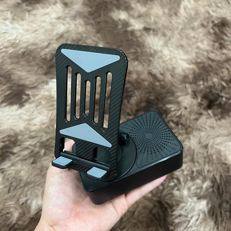 Loa bluetooth(3 trong 1)tích hợp sạc dự phòng và giá đỡ điện thoại xoay 360 độ, 2 đầu dây sạc, loa to,pin dùng 4-5 tiến