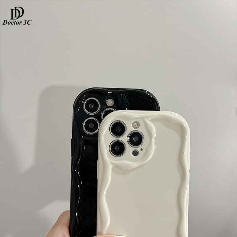 Ốp điện thoại mềm chống sốc màu gợn sóng đơn giản cho Redmi Note 14 13 12 12s 11 11s 11T 10 10s 9 9s 8 Pro+ Plus 4G 5G 2024 2025
