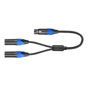 Niki Nâng Cấp Nữ Sang Đôi Nam 3 Pin Jacking Splitter Dây Bộ Chuyển Đổi Âm Thanh Nhựa