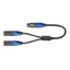 Niki Nâng Cấp Nữ Sang Đôi Nam 3 Pin Jacking Splitter Dây Bộ Chuyển Đổi Âm Thanh Nhựa
