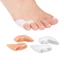 FAVORITEGOODS 1 Cặp Miếng đệm tách ngón chân hồng, có lỗ thông gió Dụng cụ chỉnh sửa ngón chân nhỏ, Dụng cụ bảo vệ ngón chân hồng bằng silicon có thể tái sử dụng thực tế