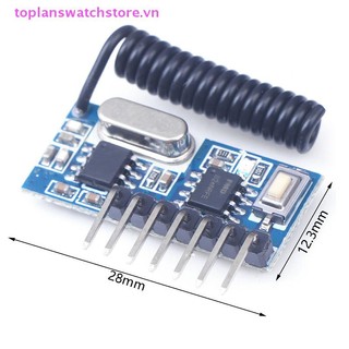 Toplanswatchstore RX480E Bộ thu RF 433 mhz Mô-đun giải mã mã mã học tập 433 mhz Đầu ra 4CH không dây cho điều khiển từ xa Mã hóa VN