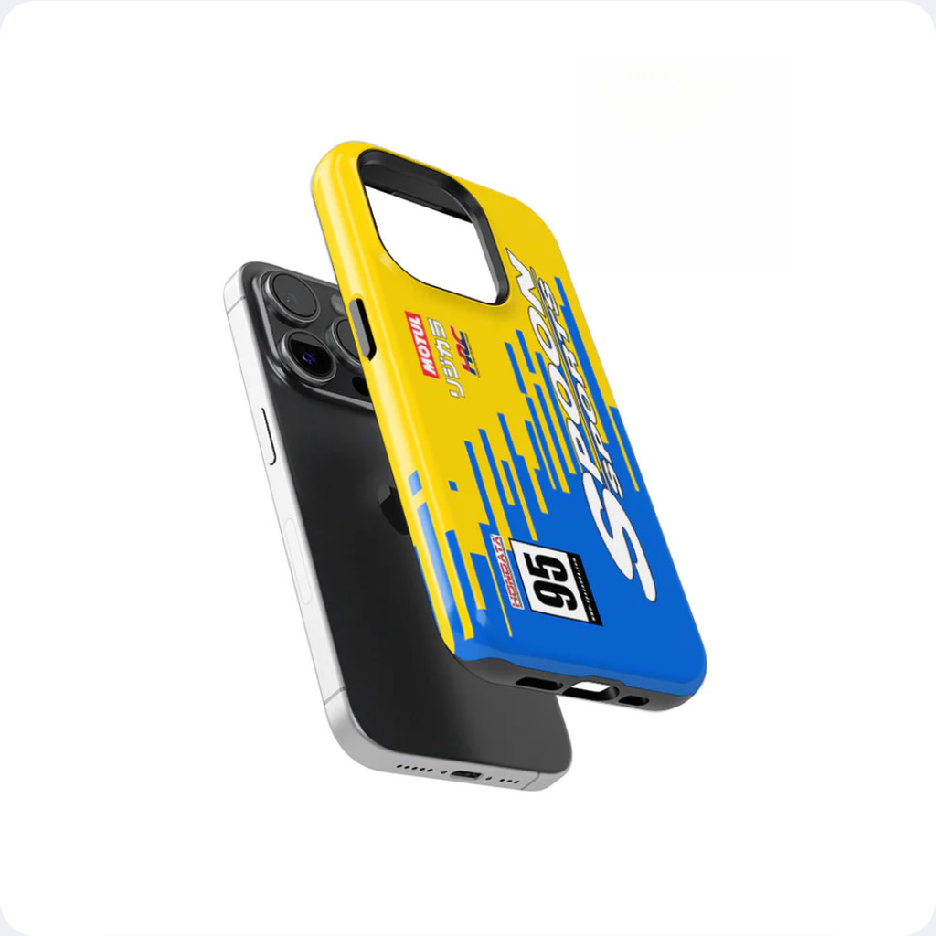 Thìa Thể Thao Honda Civic FL5 Ốp Lưng Điện Thoại iPhone17 16PRO 15ProMax 14Pro 13 12 XSMAX 13mini Samsung S24 2in1 ốp Lưng Cứng Bóng