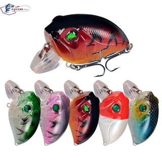Mồi Câu Cá Giả Fatso Nổi Mắt 3D Chuyên Câu Lure Chất Lượng Cao MO53