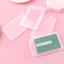 Giá đỡ huy hiệu thẻ ID SAMO, Giá đỡ thẻ trong suốt dọc trong suốt Mini, Phụ kiện di động ABS Hình chữ nhật Pass Vỏ thẻ làm việc