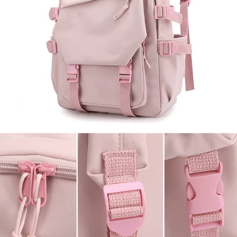 YT2 Genshin Impact Hu Tao Ba Lô Dành Cho Học Sinh Dung Tích Lớn Thoáng Khí Đa Năng Nữ Anime Hoạt Hình Schoolbag T