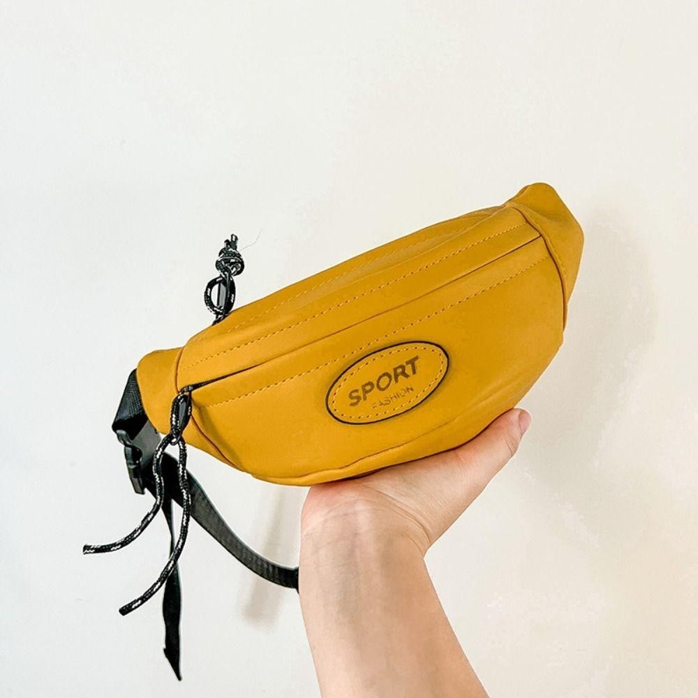Túi đeo ngực SNUGHOUSE, Túi trẻ em bằng da có dây kéo, Túi đeo vai thể thao chống nước dung tích lớn