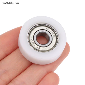Xoitu 1PC 8 * 30 * 10mm Tiêm Đúc Nylon Vòng Bi Bánh Xe Vòng Bi 608 Con Lăn Bánh Xe Đường Sắt Ròng Rọc Cửa Sổ Theo Dõi Ròng Rọc VN