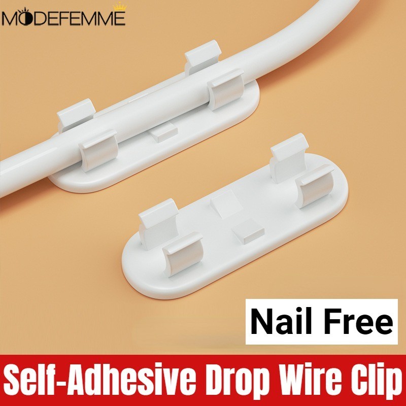 [Nổi bật] Trình quản lý cáp để bàn - Giá đỡ cố định dây - Bộ sắp xếp dây USB - Kẹp dây thả tự dính - Kẹp cố định quản lý - Dành cho văn phòng tại nhà