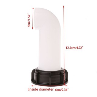 Charmantcc1 IBC Tote Cho Xe Tăng Nắp Thoát Nước Nối Dài Vòi Vòi Vòi Vòi Nắp Cho Van Fema
