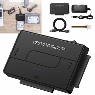 3IN1 USB to IDE SATA For Zilkee Ultra Recovery Converter Adapter Sets UK Plug