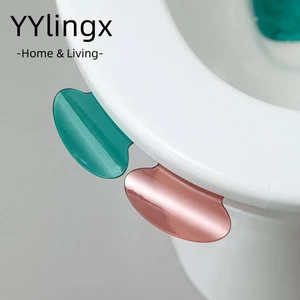 YYlingx Nâng nắp bồn cầu, Dụng cụ nâng nắp bồn cầu trong suốt di động, Vòng ghế Trọng lượng nhẹ Nắp bồn cầu