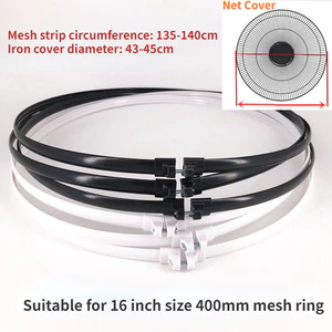 Phụ kiện quạt điện đa năng Vòng lưới 16 Inch Đường kính 400mm 43-45cm Vòng giữ cao su cho bảo vệ quạt
