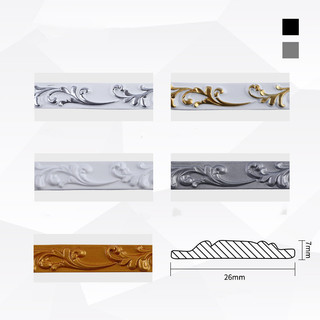 3d PVC Tự Dính Trang Trí Mềm Đường Đế Trần Viền Đường Nền Dán Tường 3D Dán Tường Trang Trí Nhà