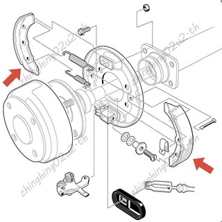 Phụ kiện xe golf Giày phanh thay thế cho xe golf EZGO TXT 27943G01 70795G01 27943-G01 7094-G01