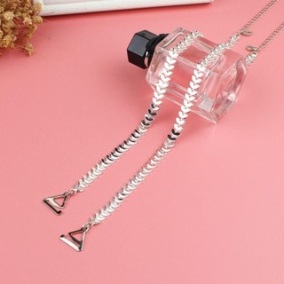 Dây đeo áo ngực Metalwrk kim loại chống trượt, điều chỉnh được, trang trí kim cương giả