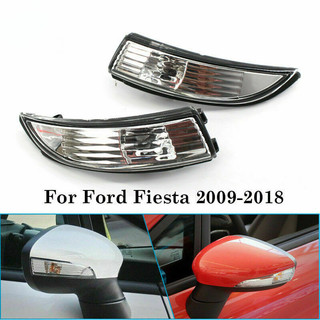 POSSBAY Trái Bên Phải Gương Chiếu Hậu Ô Tô Bật Đèn Tín Hiệu Phù Hợp Cho Xe Ford Fiesta 2009-2015