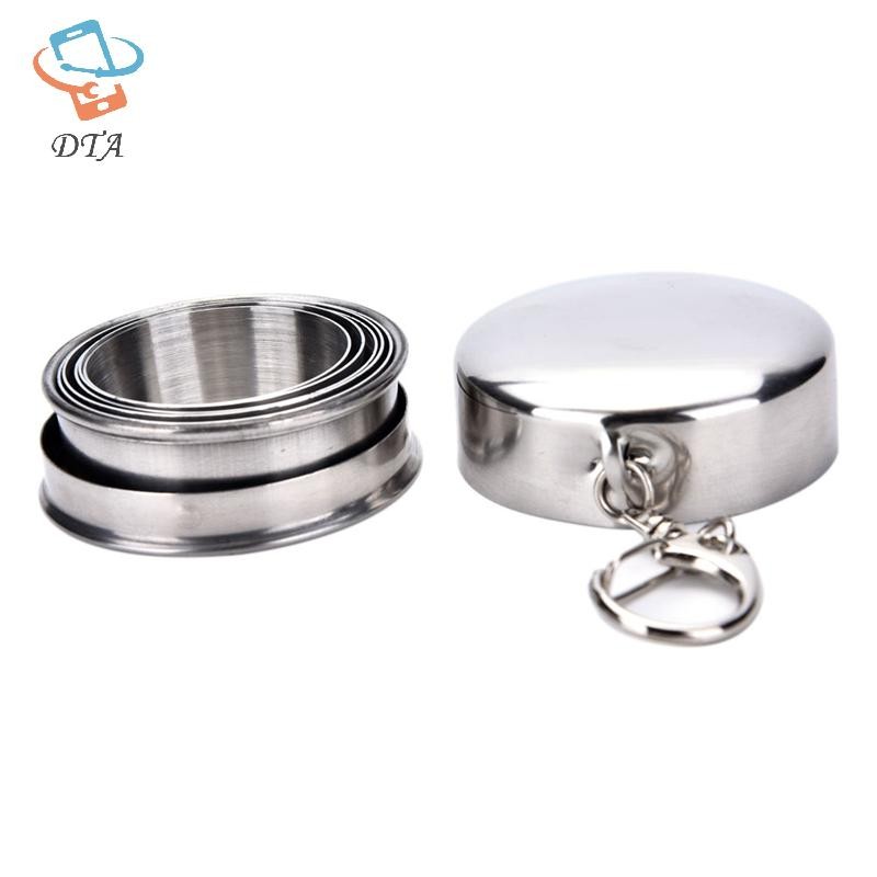 [DTA] Cốc gấp du lịch ngoài trời di động bằng thép không gỉ Kính thiên văn VN