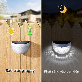 Đèn LED trang trí năng lượng mặt trời cho cầu thang, lan can sân vườn, ban công, hàng rào. Chống mưa và bền.