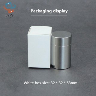 [DTA] 1 Hộp đựng thuốc Hộp đựng trà Bình đựng trà Vòng bằng thép không gỉ Bảo quản di động Hộp đựng thảo mộc kín khí VN