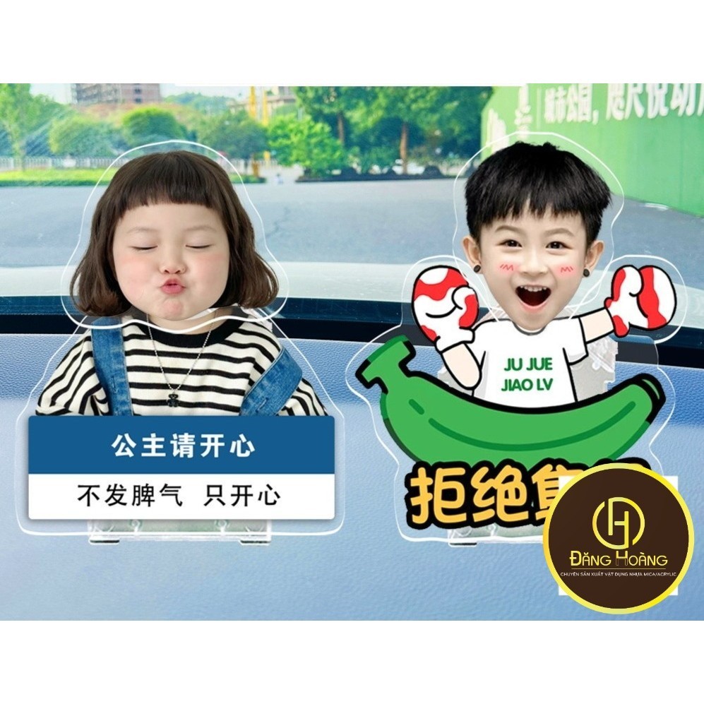 Mô hình standee lắc đầu trang trí siu đáng iu - Quà Tặng Sango