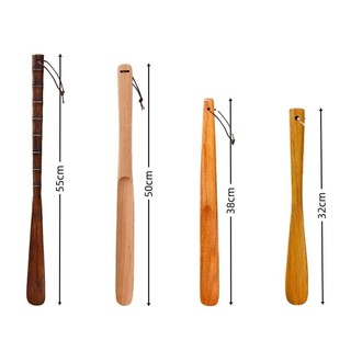 Sừng Giày KANGN, Tay Cầm Cực Dài Dễ Dàng Trên Shoehorn, Treo Giày Di Động Bằng Gỗ Nâng Cho Người Cao Tuổi