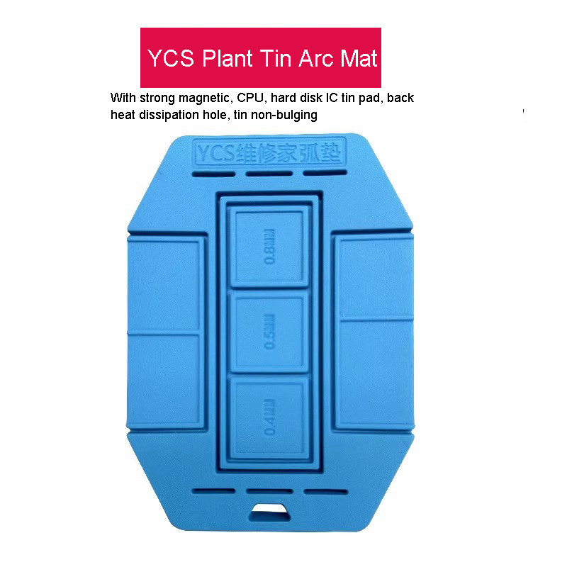 YCS Tin-planting Arc Pad Đĩa Cứng IC Chip Đặc Biệt Chống phồng Tin-planting Pad Nhiệt Độ Cao Từ Sửa Chữa Thảm